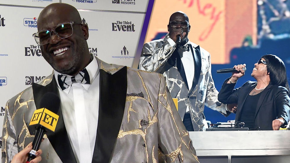 Shaq Pokes Fun at His on Stage Performance With Anderson .Paak After Singing 'Leave The Door Open' 