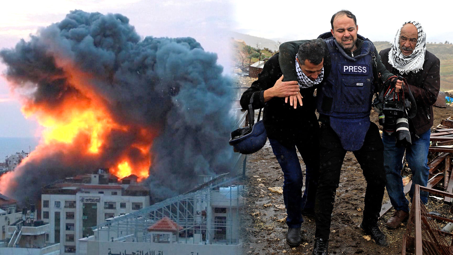 Israel in Conflict: Network Journalists Under Fire as They Report From War Zone