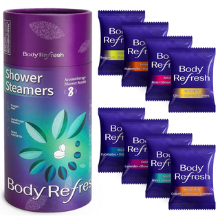 BodyRefresh Shower Steamers Aromatherapy (8 Pack)