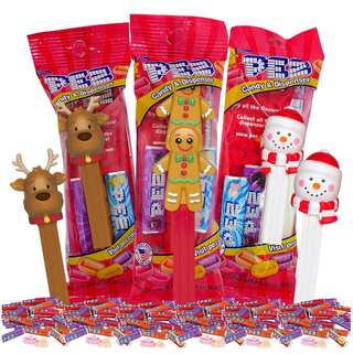 Pez Christmas Candy Dispensers Gift Set